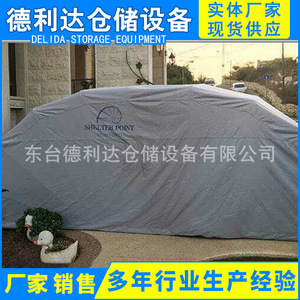 Delida Folding Carport PVC Coated Portable Outdoor Car Shelter for Garage Use - Product Image 2