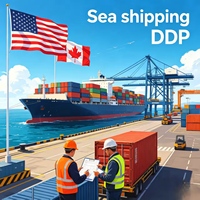 Services logistiques vers les États-Unis Transitaire maritime Amazon FBA Service porte-à-porte FCL LCL Camions propres Transport routier local aux États-Unis