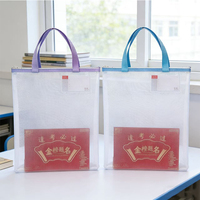 BoYing – Pochette transparente personnalisée avec emplacements pour cartes, idéale pour le bureau, l'éducation et le voyage (logo personnalisé)
