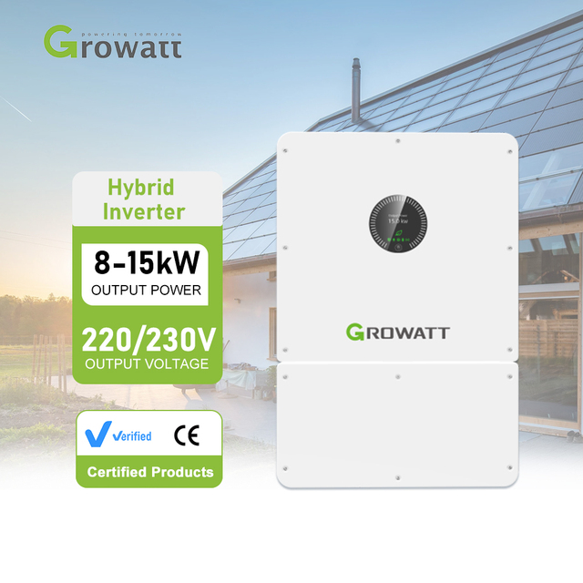 Growatt 3 Phase Hybrid Inverter Price 8Kw 10Kw 15Kw Solar Power Inverter