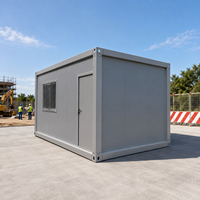 Maison Modulaire de Chantier Préfabriquée Démontable avec Structure en Acier Robuste pour un Déplacement Facile