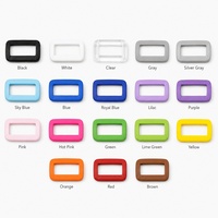 Hebilla Deslizante de Plástico Meetee LCH-148 de 25-32 mm, Ajustable, para Correas de Equipaje, Mochilas, Bolsos y Accesorios de Cintas