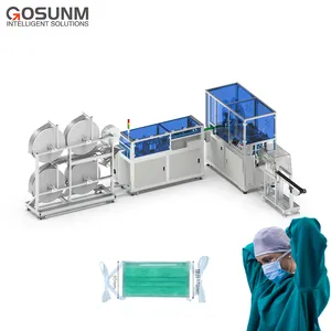 GOUSNM New Production Disposable Automatic Medical Surgical Tie On Face Mask Making Machine