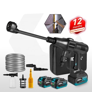 <span class=keywords><strong>Pistolet</strong></span> de lavage haute pression sans fil Yofidra 200 bars, 6 en 1, pour voiture, jardin, nettoyage, compatible <span class=keywords><strong>avec</strong></span> batterie Makita 18V - Product Image 1