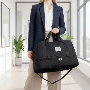 Bolsa de Viaje de Gran Capacidad con Separación Seca y Húmeda, Bolsa de Lona Deportiva, Moderna y Elegante, Portátil e Impermeable, en Varios Colores - Product Image 2