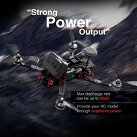 Batterie Lipo Racepow 6s 22.2V 1100mAh 1350mAh 1550mAh OEM 100C 150C FPV, batterie Lipo XT60 pour drone FPV, batterie Lipo à haut débit