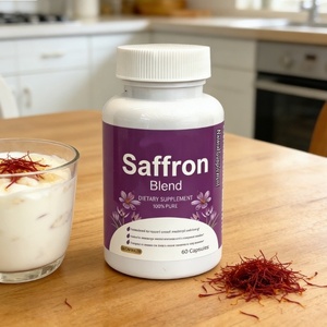 100% Pure <b>Saffron</b> Blend Dietary <b>Supplement</b> 60 Capsules Vegetarian Capsules <b>Saffron</b> <b>Supplement</b> for Adults Direct - Product Image 3