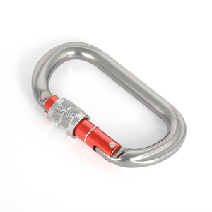 Mousqueton en aluminium aéronautique 25KN en forme de O à verrouillage automatique pour l'escalade et le sauvetage - Product Image 3