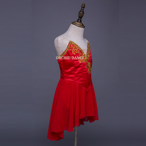 Las <span class=keywords><strong>niñas</strong></span> <span class=keywords><strong>de</strong></span> los niños <span class=keywords><strong>de</strong></span> la etapa rojo Ballet Contemporáneo trajes <span class=keywords><strong>para</strong></span> la venta - Product Image 2