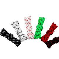 Lacets en polyester couleur unie de 5 mm de longueur personnalisée O-MAK pour chaussures de papa, chaussures de basketball, bottes Martin, accessoires pour baskets classiques