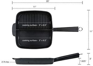 Padella 2 in 1 a 2 sezioni padella antiaderente padella wok padelle <span class=keywords><strong>master</strong></span> pan - Product Image 5