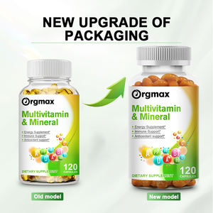 Marque privée 120 pièces Multivitamines et minéraux Softgel Vitamine <span class=keywords><strong>A</strong></span> B C <span class=keywords><strong>D</strong></span> E Capsule Énergie Compléments alimentaires - Product Image 5