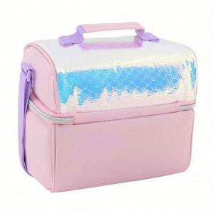 Kid Lunch Bags Glitter Sequins Lunch <b>Box</b> Girls Eco Bag Leak Proof <b>Large</b> Tote Lunch Bag - Product Image 2