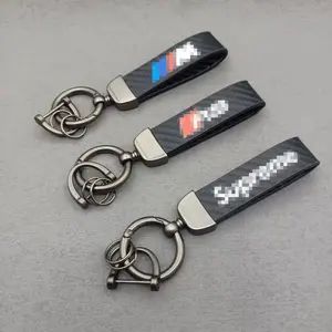 Wholesale Fashion Gift Keys Case Collector Custom Logo Pocket Key Organizer Smart Leather Key chains