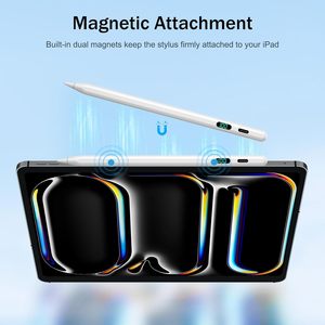 Stylet Actif pour <span class=keywords><strong>iPad</strong></span> <span class=keywords><strong>Pro</strong></span> M4 M5 Air M2 M3, Crayon Magnétique avec Affichage LED et Rejet de la Paume, Service OEM ODM Nouveauté 2026 - Product Image 5