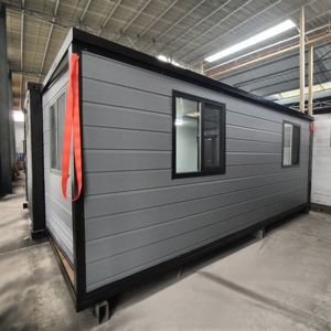 Maisons mobiles préfabriquées de luxe de 20 pieds et 40 pieds, maisons modernes détachables et extensibles en panneaux sandwich, balcon, terrasse, hôtel - Product Image 3