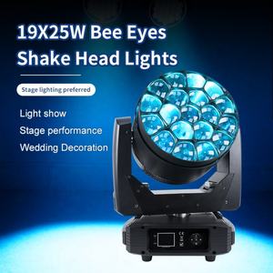 Equipo Profesional para Escenarios, 19 Piezas, Lámpara de Cabeza Móvil LED Bee Eye, Luz de Cabeza Móvil LED DMX RGBW - Product Image 2