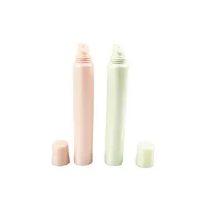 Tubo de sofá para embalagem de cosméticos, base vazia de 10ml e 15ml, tubo de cor pérola brilhante para lábios