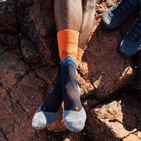 Marque privée Polyamide Crew Chaussettes Custom Trail Running Chaussettes Montagnes Antidérapantes