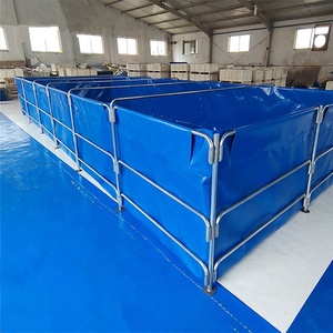 บ่อเลี้ยงปลาทรงสี่เหลี่ยมสำหรับปลานิล ระบบการเลี้ยงปลาแบบหมุนเวียนน้ำ - Product Image 5