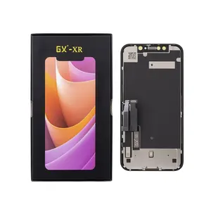 Pantalla LCD GX Incell 100% probada para iPhone XR Real GX pantalla LCD MONTAJE DE digitalizador con pantalla táctil para iPhone XR Incell