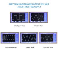 1Hz-1MHz XR2206 Function Signal Generator DIY Kit Sine/Triangle/Square Output Signal Generator Adjustable Frequency Amplitude