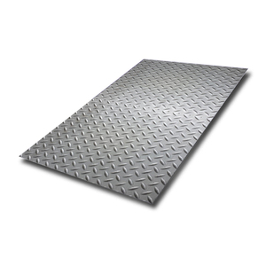 304 304L 316 316L Tear Drop Damier Plaque de sol diamantée en acier inoxydable Feuilles à carreaux antidérapantes en acier inoxydable - Product Image 2