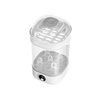 Stérilisateur-sécheur multifonction pour biberons avec écran numérique, en plastique/PP, vente en gros d'usine