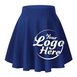 Falda pantalón vaquera para mujer, estilo tenis, básica, versátil, elástica, acampanada, casual, mini, tipo skater - Product Image 6