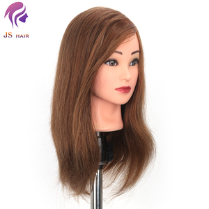 Cabeza de Maniquí de Pelo Natural 100% Real, Cabeza de Muñeca <span class=keywords><strong>para</strong></span> Peinado, Cabeza de Maniquí <span class=keywords><strong>para</strong></span> Peinado - Product Image 3