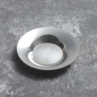 Offre Spéciale – Plat à Sauce Créatif Haut de Gamme en Acier Inoxydable Rond 10CM Argent Doré – Petit Plat à Assaisonnement pour Restaurant et Maison