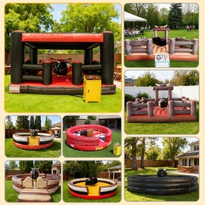 Rodeo Mechanical Bull Machine Inflable Bull Riding Mechanical Bull Ride Inflable para adultos - Product Image 6