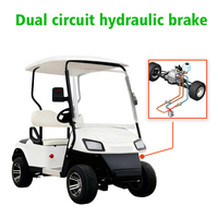 Voiturette de golf électrique Tarion en promotion, 4 roues, 2 places, châssis en acier, certifiée CE, batterie 60V, moteur AC 3KW, 30-50Km/h, autonomie 90km