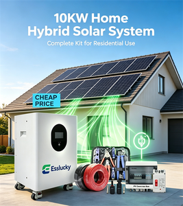 Sistema de Energía Solar ESSLUCKY de 5kw 8kw 10kw 20kw 30kw 50kw con Paneles, Batería y Generador de Litio - Product Image 1