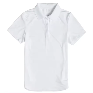 Top Grade Logos personnalisés Slim style <span class=keywords><strong>blanc</strong></span> Golf sportif femmes fille polos <span class=keywords><strong>manches</strong></span> <span class=keywords><strong>courtes</strong></span> col rabattu <span class=keywords><strong>Polo</strong></span> - Product Image 6