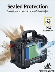 Batería de Litio Semisólida Impermeable de 12V 80Ah-100Ah, Apta para Pesca en Kayak, 6000 Ciclos, Batería Marina - Product Image 3