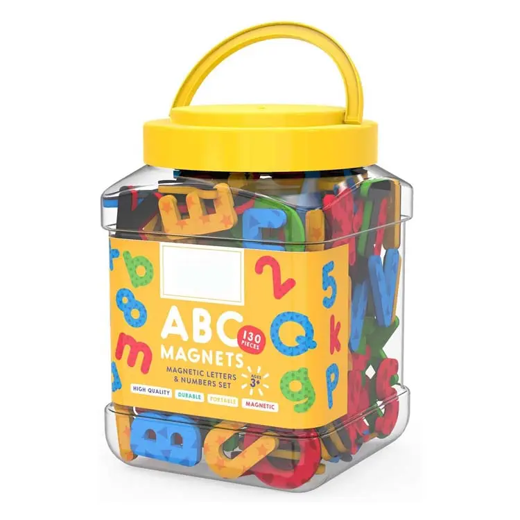 ของเล่นแม่เหล็กตัวอักษรเพื่อการศึกษาสำหรับตัวอักษรแม่เหล็กก่อนวัยเรียนและชุดของขวัญตัวเลข ABC แม่เหล็ก