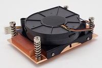 Ventilateur de refroidissement de processeur Intel 1U à ailettes en cuivre