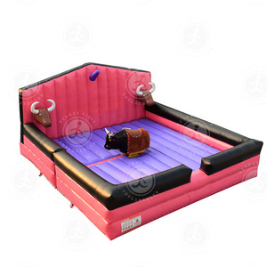 <span class=keywords><strong>Casa</strong></span> de rebote inflable con temática de vaquero y corrida de toros: aventura salvaje del oeste - Product Image 1