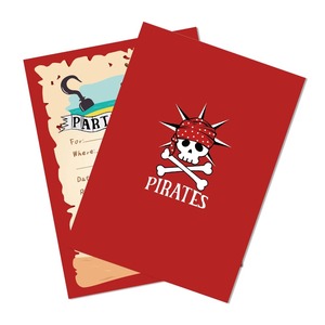 Cartes d'<span class=keywords><strong>invitation</strong></span> à thème Capitaine Marin Pirate de Dessin Animé avec Enveloppes pour Baby Shower et Fête d'<span class=keywords><strong>Anniversaire</strong></span> - Product Image 6