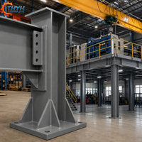Conjunto de Columna y Viga Primaria de Acero Inoxidable HDG para Entrepiso, Certificado AS/NZS 4680, Pintura Anticorrosión, Directo de Fábrica