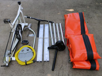 Cadre gonflable en alliage d'aluminium de haute qualité, jouet de mer flottante pour bicyclette, à pédales