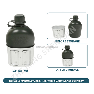 Botella de Agua Portátil de 1L, de Aluminio y PE, Ultraligera, Ecológica, Desmontable, Impermeable, de 2 Piezas, en Bolsa de Polietileno, para Campismo al Aire Libre - Product Image 5