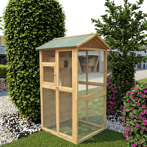 SDB001 Shunda - Casa para Pájaros Ecológica Hecha a Mano de Madera con Diseño Impreso para Uso en Exteriores - Product Image 1