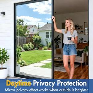 Film adhésif miroir réfléchissant 2 mil pour vitres de maison et bâtiments, protection UV, isolation thermique, vision unidirectionnelle, vente en gros - Product Image 5