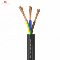 Kabel Karet Fleksibel Tugas Berat YCW Tahan Cuaca & Minyak Konduktor Cu Kelas Industri