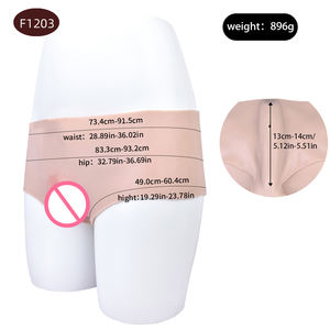 FAAK vajina kedi külot Boxer kısa yerleştirilebilir silikon gapantolon gizleme Gaff iç çamaşırı pantolon Transgender - Product Image 6