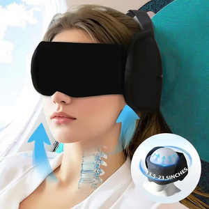 Avión personalizado correa para la <span class=keywords><strong>cabeza</strong></span> máscara para los ojos almohada <span class=keywords><strong>de</strong></span> viaje alternativa para vuelo largo, soporte <span class=keywords><strong>de</strong></span> 360 ° Sleep Head Hold, Stop Bobblehead - Product Image 1