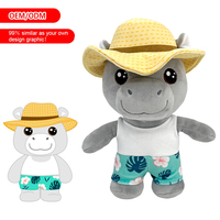 Fabricant de peluches EN71 faites à la main sur mesure, peluche renard mignon et câlin, jouet en peluche en coton PP doux pour le jeu et l'heure du coucher