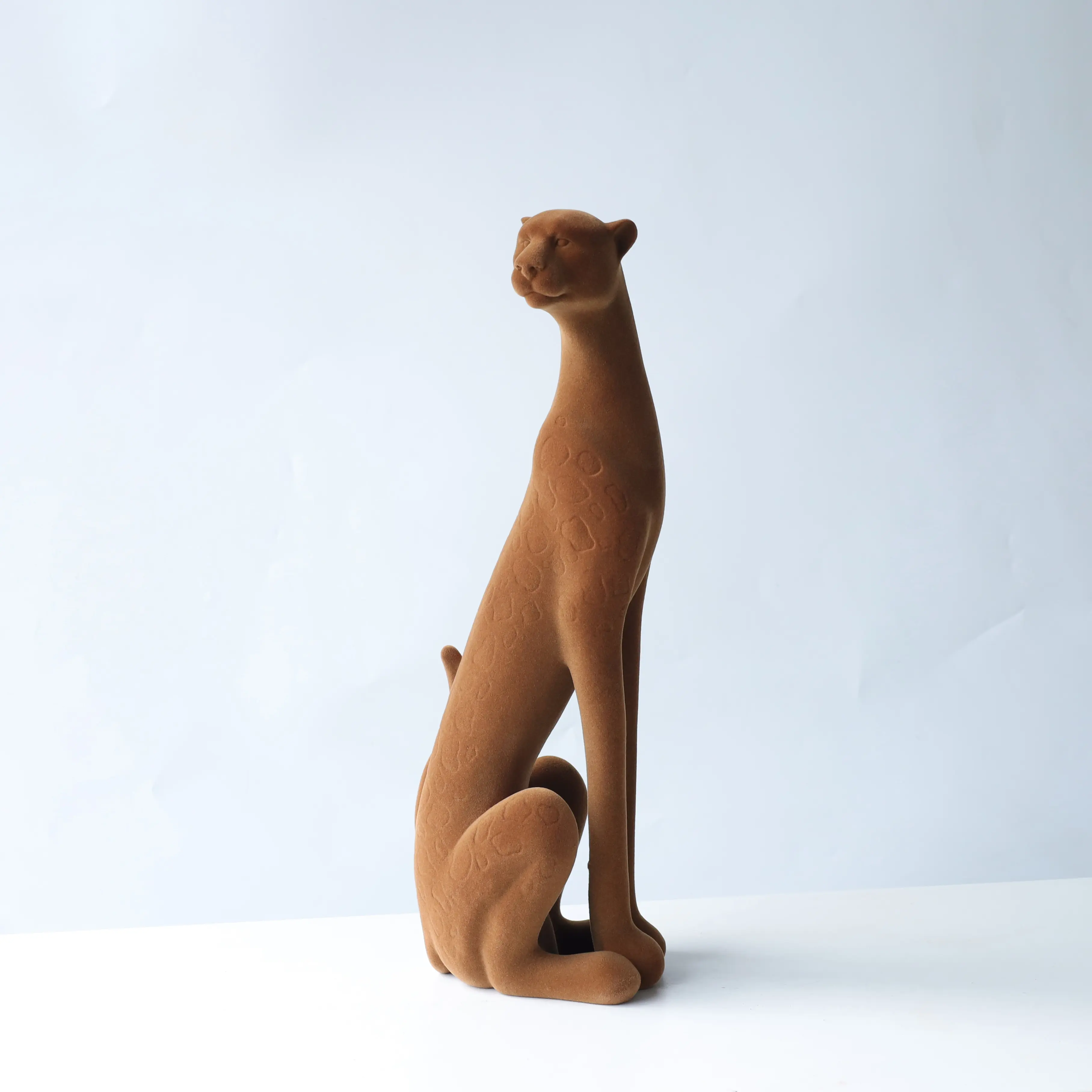 Современный минималистский животных леопард скульптура украшения для дома